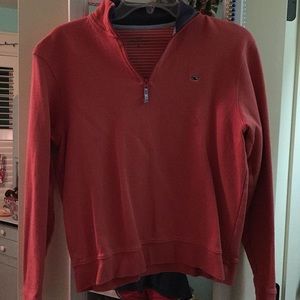 vineyard vines peach pullover boys size XL